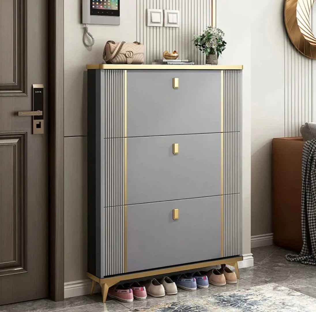 Bucket Flip Shoe Rack Cabinet Luxury Large Capacity Storage Shoe Rack Organizer