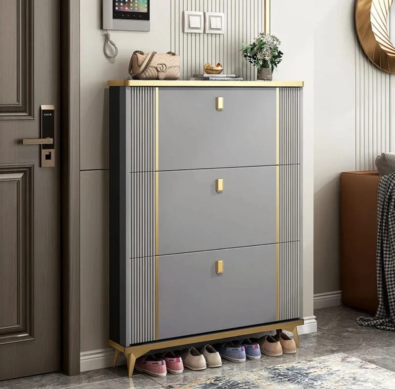 Bucket Flip Shoe Rack Cabinet Luxury Large Capacity Storage Shoe Rack Organizer