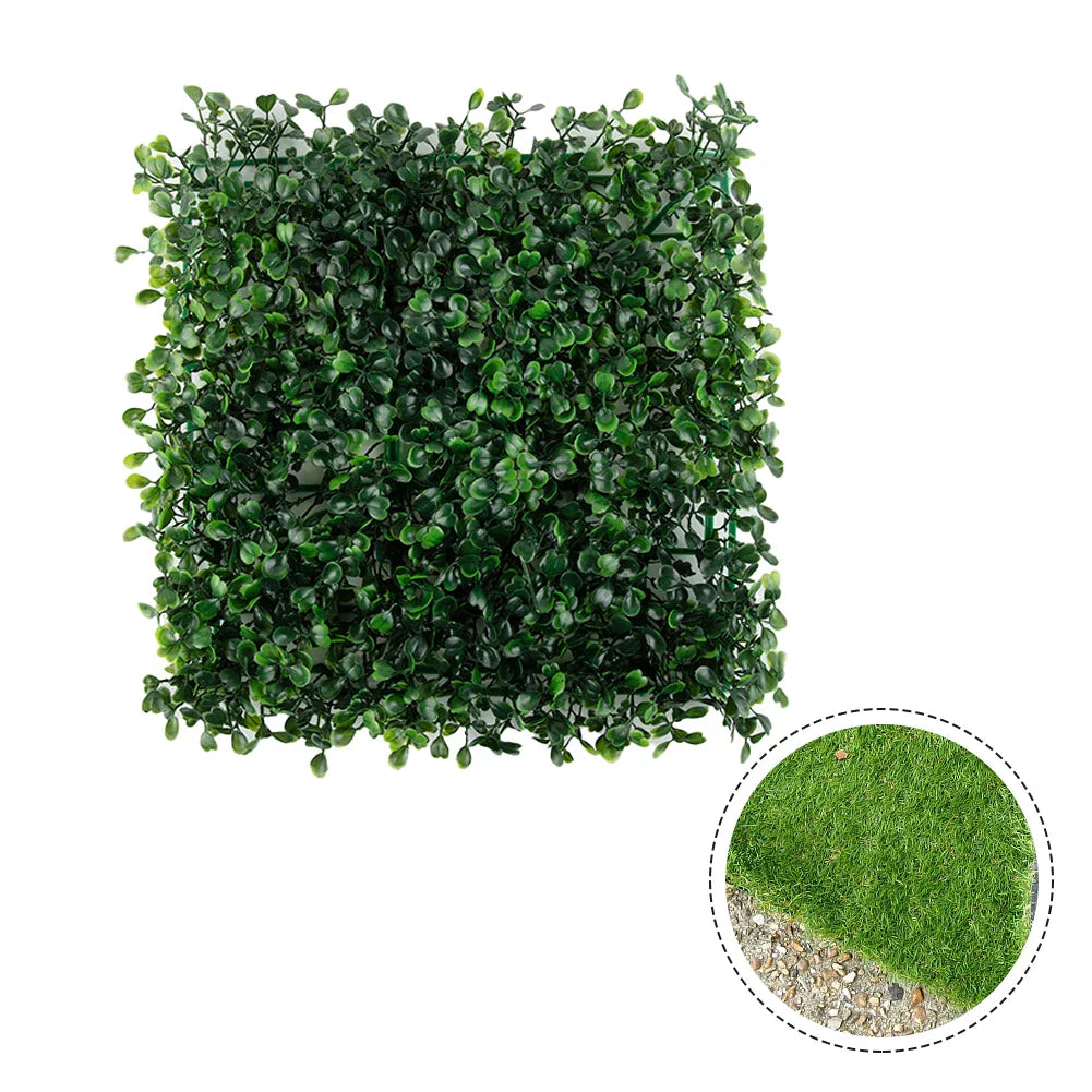 Artificial Plants Grass Wall Panel Boxwood Hedge Greenery Artificial Plant Walls Foliage Hedge Grass Mat Greenery Panels Fence
