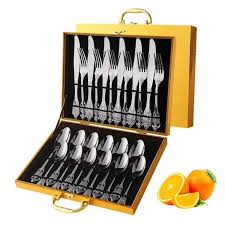 24pcs Cutlery Set in a Gift/ Briefcase
