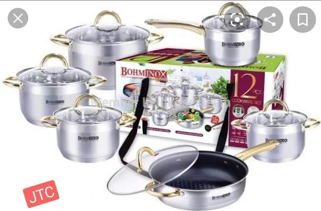 12 BOMINOX COOKWARE