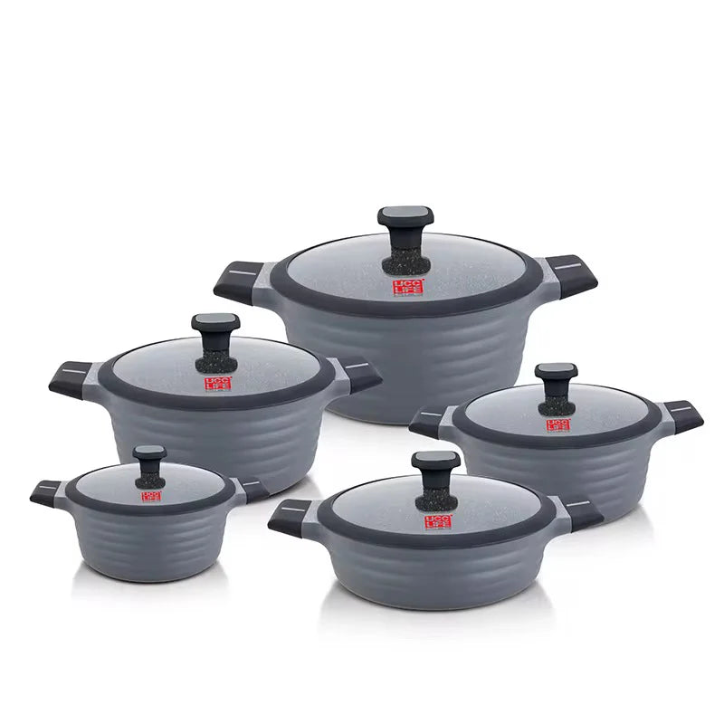 10pcs Set UCCLIFE Granite Coookware Set