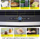 Vacuum Sealer Machine - 5 in 1 Food Vacuum Sealer Machine with Build-in Cutter Automatic Air Sealing System LED Indicator for Food Storage Dry and Moist Food Modes with 6Pcs Seal Bags Kit