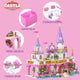 Princess Castle Leggo Building Blocks Toys,Girls Building Bricks Kits Construction Toy Gift for Kids