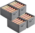 Extra Large Foldable Wardrobe Storage Jeans Trousers Organizer for Clothes 4pcs