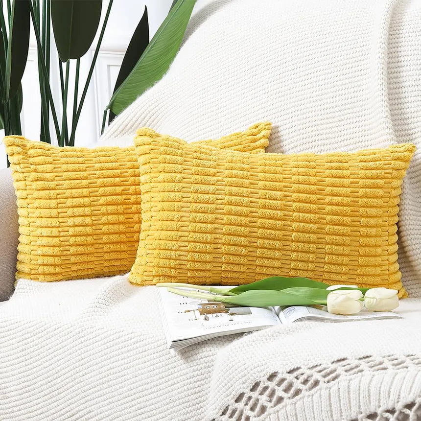 Bohemian Pillowcase Living Room Sofa Tassel Throw Pillow Case Macaron Knitted Home Decorative Cushion Waist Cover