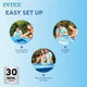 Intex Rectangular Frame Swimming Pool 450 x 220 x 84 cm