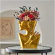 Creativity Face Vases Decoration Modern Vase Face Statue Ceramic Flower Pot