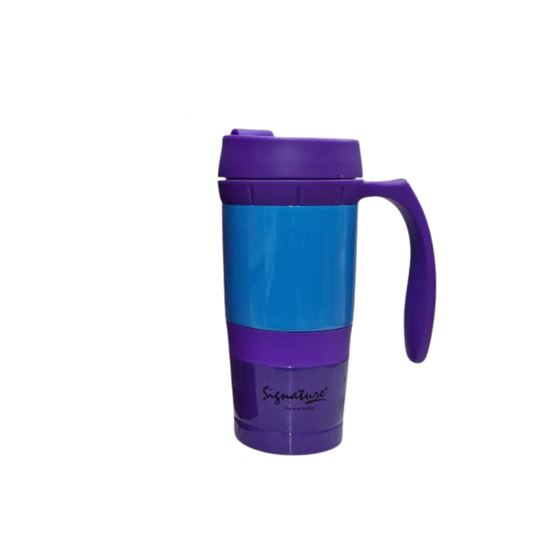 Signature SG-8233 | 550ML Stainless Steel Travel Mug Colorful, Vacuum Insulated & Leak-Proof