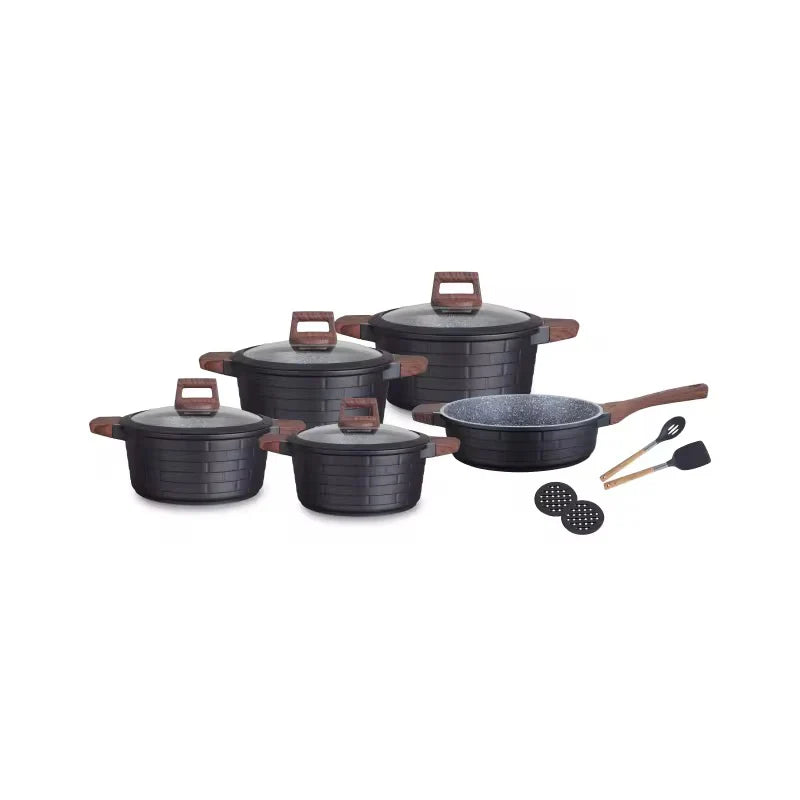 13pcs UccLife Granite Cookware Set With Induction Base