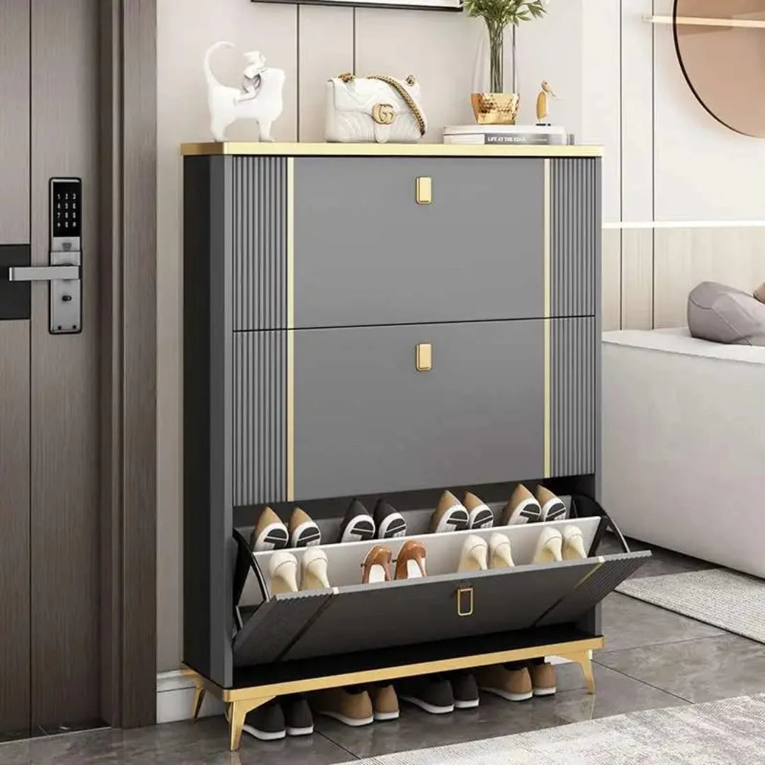 Bucket Flip Shoe Rack Cabinet Luxury Large Capacity Storage Shoe Rack Organizer