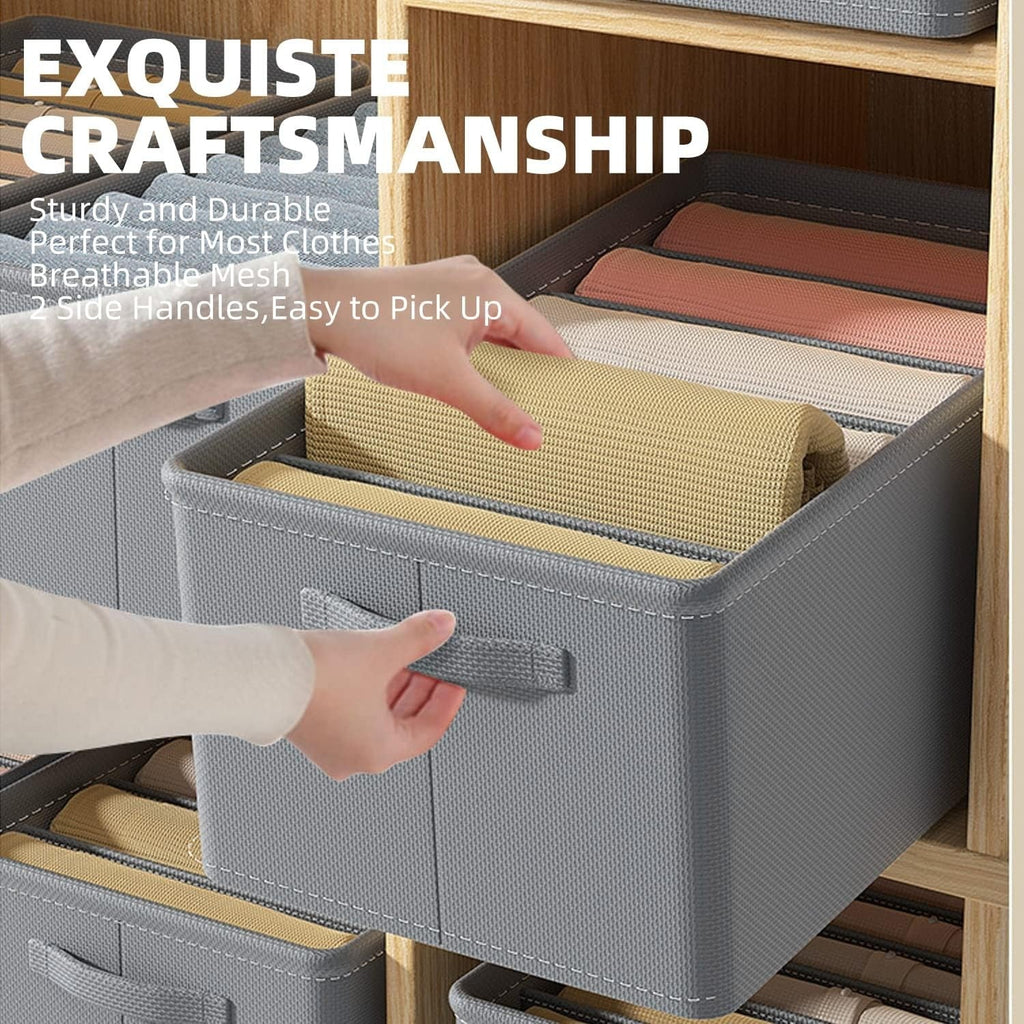 Extra Large Foldable Wardrobe Storage Jeans Trousers Organizer for Clothes 4pcs