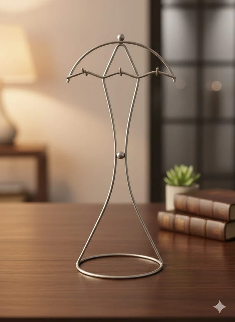 Stainless steel serving spoon rack