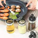 3pcs Glass Spice jar