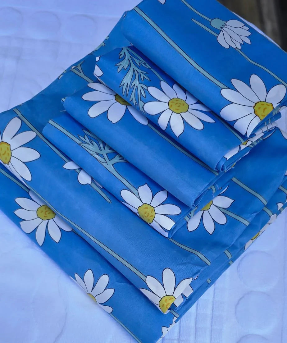 6pc Cotton BedSheet