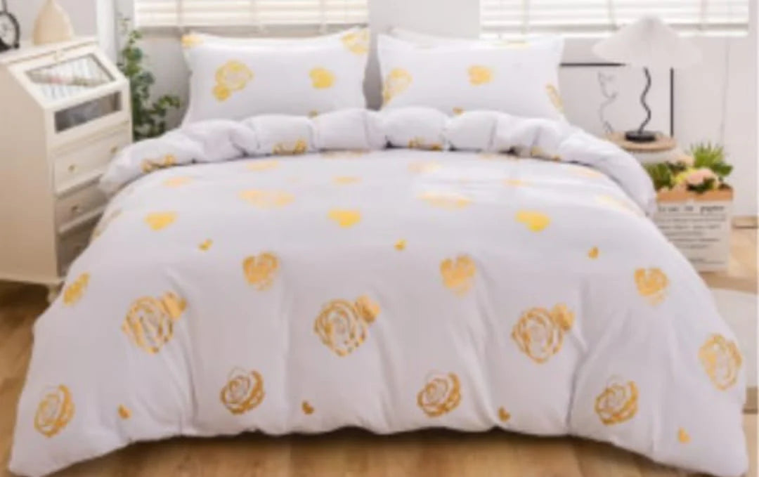 marble and tufted duvet cover