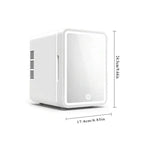 4L Portable Beauty car fridge with mirror and duo power option