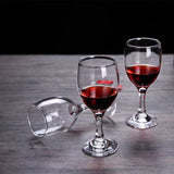 Crystall Clear Glass Wine Glasses 6pcs