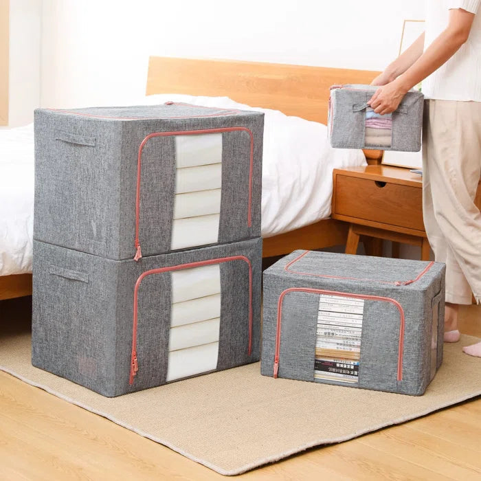 Wardrobe Closet Clothes Storage Organizer Boxes 24L