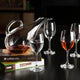 Luxury Crystal Glass Decanter Set with 6 Red Wine Glasses | Elegant Dinner & Barware Gift Set