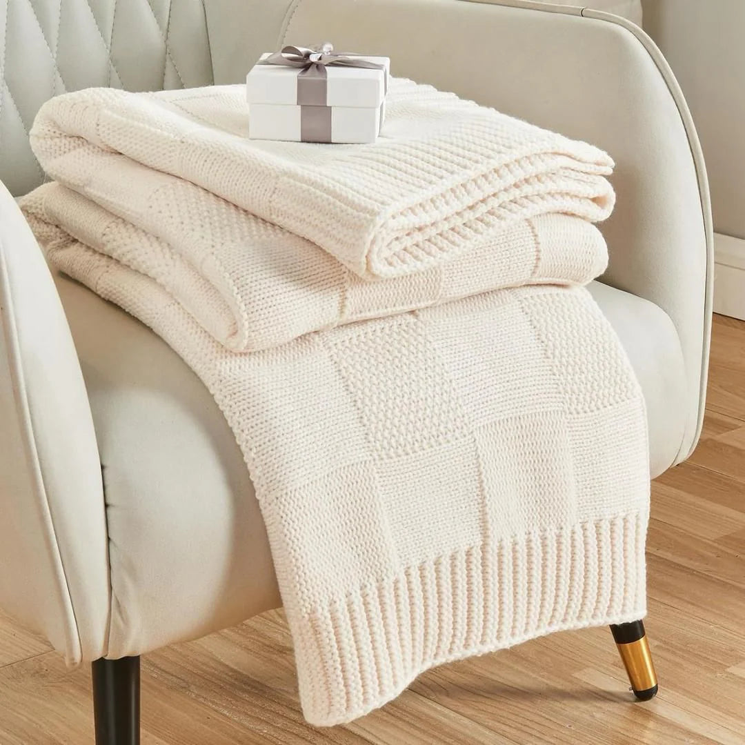Knitted Throw Blanket