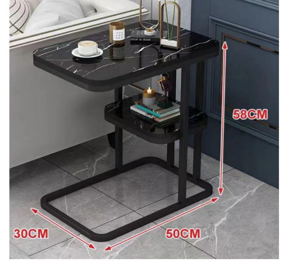 Living Room Sofa Side Table Luxury Square Small Side Table Side Cabinet, Coffee Table Removable Corner Table Small Bedside Tables