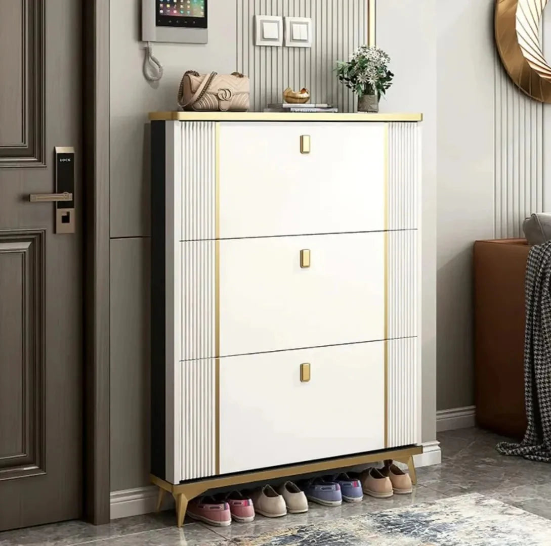 Bucket Flip Shoe Rack Cabinet Luxury Large Capacity Storage Shoe Rack Organizer