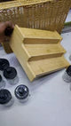 3 tier Non~ expandable rack +12pcs spice jars with spoon