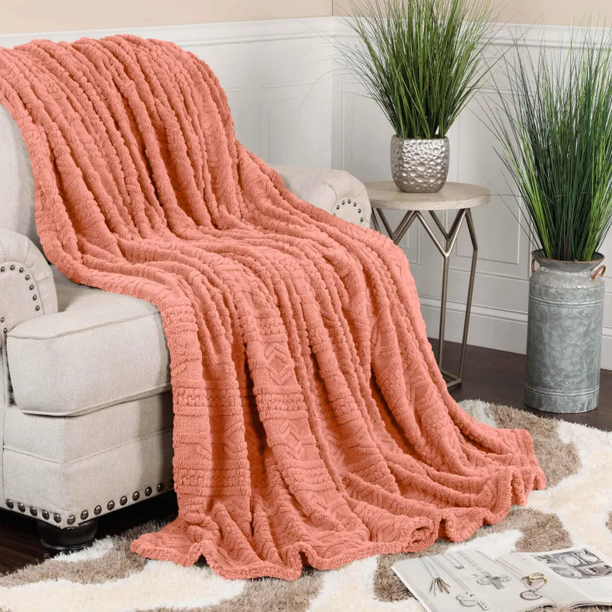 Soft fleece/Sherman Throw Blanket