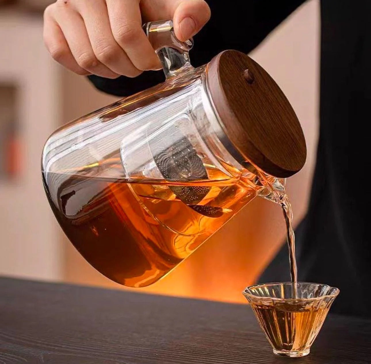 Tea Set,Tea Infuser For Loose Leaf Tea,Tea Sets For Adults,Kettle Teapot,Tea Steeper For Loose Tea,Tea Maker,Glass Tea Kettle,Tea Pitcher,Glass,Tea infuser Teapot