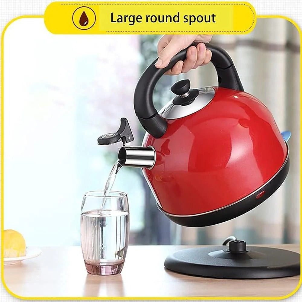 Signature 1.7L Stainless Steel Electric Kettle 2200W Rapid Boil, 360° Rotational Base, Anti-Scald Handle Large Spout Auto Shut Off