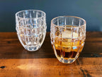 Crystal Whiskey Glasses Elegant Fine Cut Glass