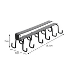 Multipurpose Under The Cabinet Shelf Hooks Cup towel Holder