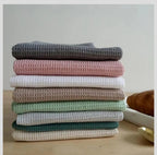2pcs High-Quality Cotton Waffle Kitchen Towels | Super Absorbent