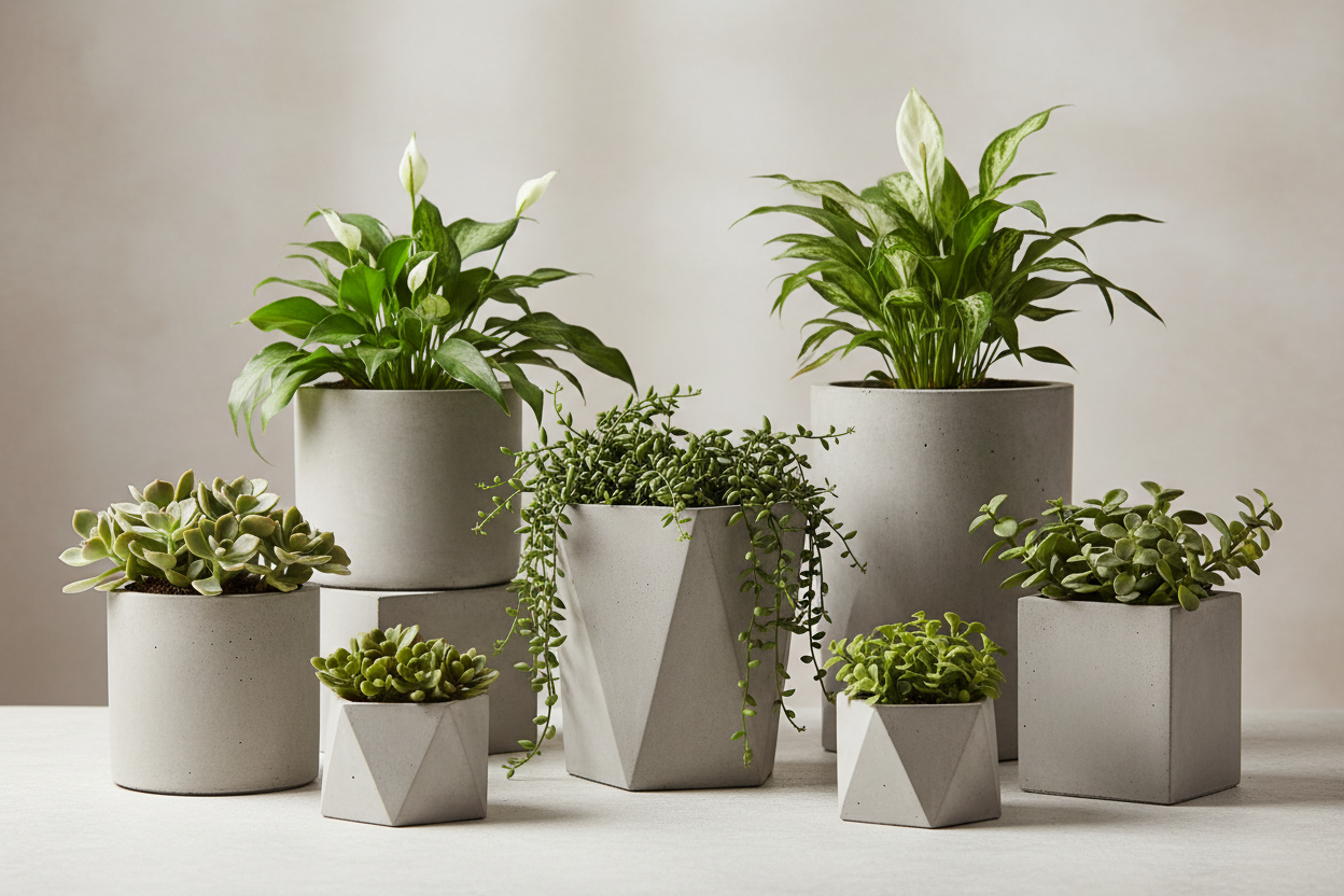 Inspirational concrete creative design flower pots /planter