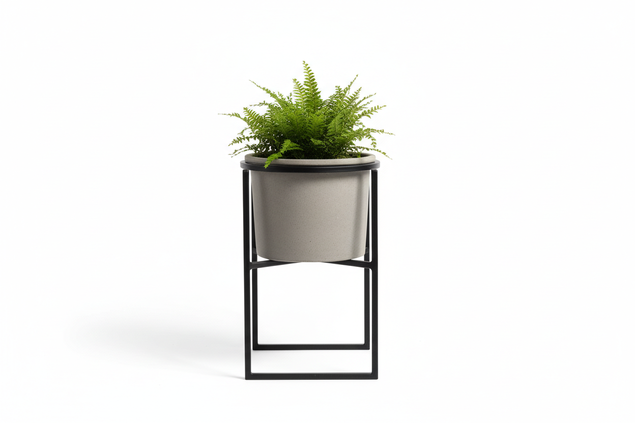 Nordic Style Iron Art Flower Stand Single Planter